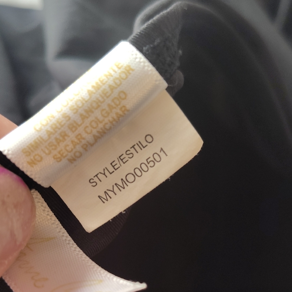 Black Strapless WOMENS ANNE COLE BEAUTIFUL SWIMSUIT SWIMWEAR ONE-PIECE SUIT - Picture 4 of 16